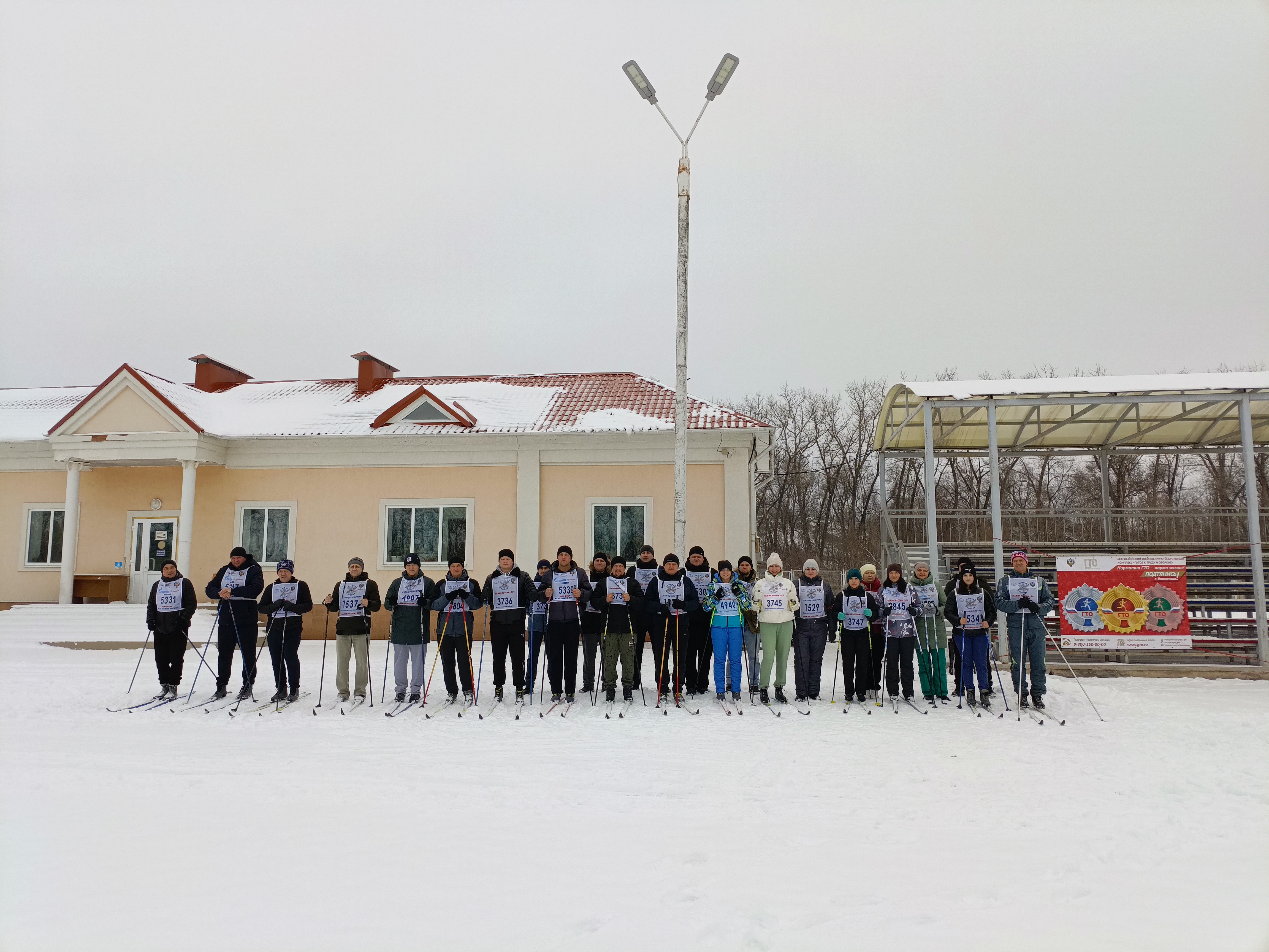 7 февраля 2025 г. на стадионе «Урожай», сотрудники Калачеевского ЛПУМГ сдали норматив ВФСК ГТО – «бег на лыжах»,.